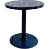 36" Round Expanded Pedestal Mounted Picnic Table